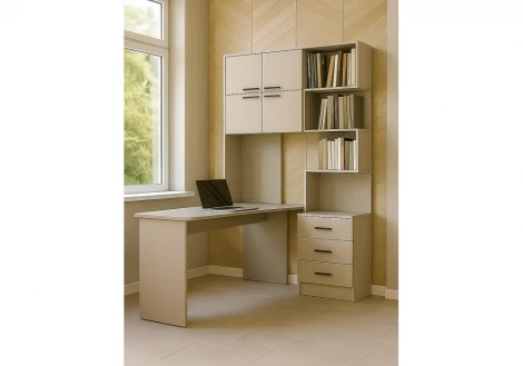 Компьютерный стол Эльброни левый кашемир 664905