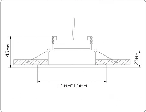 Встраиваемый точечный светильник Ambrella TECHNO SPOT TN51918 (220V)