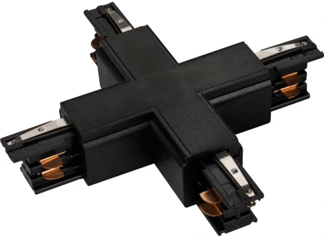Коннектор крестовой LGD-4TR-CON-X-BK (C) (IP20 Пластик) 026143