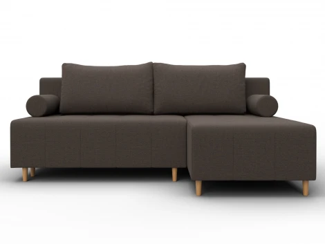 Диван угловой Лига-102 угол универсальный (ДСП,Брус,Фанера,Рогожка/Коричневый) Лига Диванов 134796