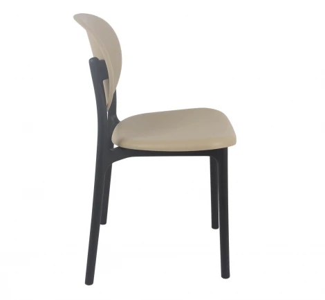 Стул Sheffilton SHT-S180 Бежевый/черный 4179116601