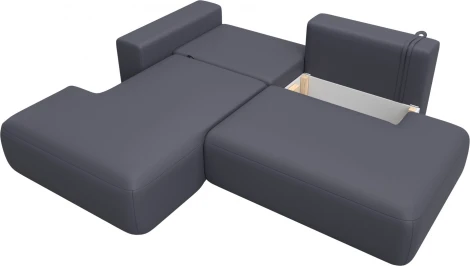 Диван угловой Лига-036 НПБ Модерн левый угол Лига Диванов (Экокожа) арт.127773L