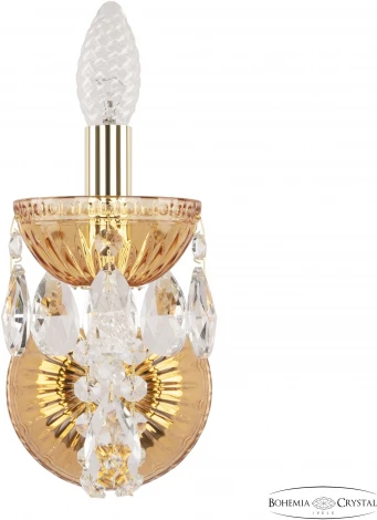 Бра Bohemia 5402 5402B/1/141 G Amber/M-1G