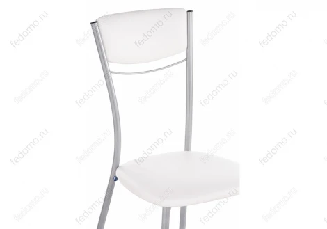 Стул Woodville на металлокаркасе Goki с мягкой спинкой светлый мусс 453992