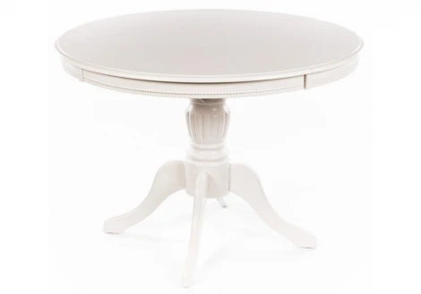 Стол раскладной Woodville Toskana 106 молочно-белый 1087