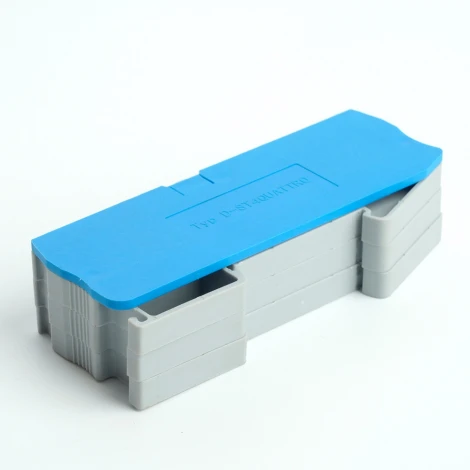 Торцевая заглушка для ЗНИ (синий) Stekker 49206