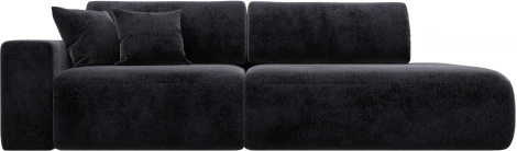 Диван прямой Лига-036 НПБ Модерн подлокотник слева Лига Диванов (Велюр) арт.127723L