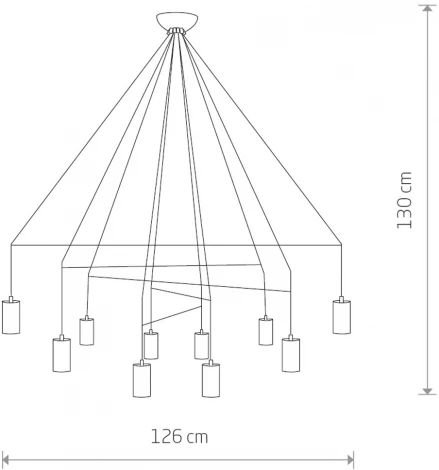 Подвесной светильник Nowodvorski Imbria 7954 (220V, на проводе)