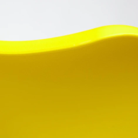 Стул TULIP (mod. 73) желтый (дерево/пластик/ПУ)