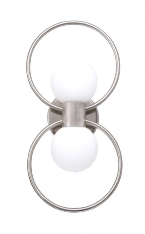Настенный светильник Crystal Lux LISTO AP2 NICKEL