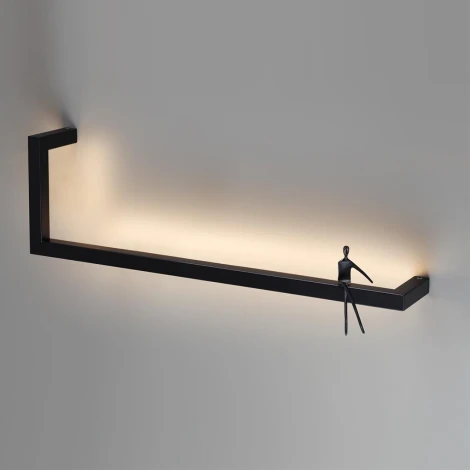 Настенный светильник светодиодный Odeon Light Grafic 7153/14WL черный/акрилл/металл IP20 LED 14W 3000K 220V