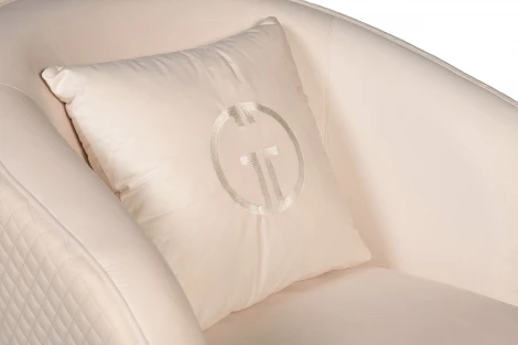 102AN-84110 Кресло Olten, велюр кремовый 86*86*90см (без канта) Garda Decor