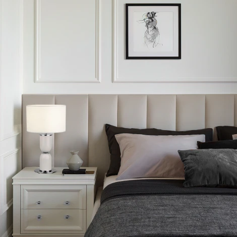 Настольная лампа Eurosvet Caprera 01153/1 никель (220V, выключатель, круглые)