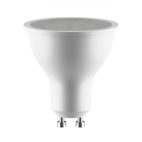 Лампочка светодиодная GU10 7W 220V полусфера белая 4100K SWG LB-GU10-MR16-7-NW
