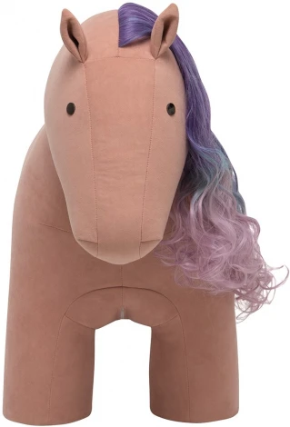 Пуф Leset Horse (Фанера,ДСП,Велюр/Бежевый) арт.4687206423176