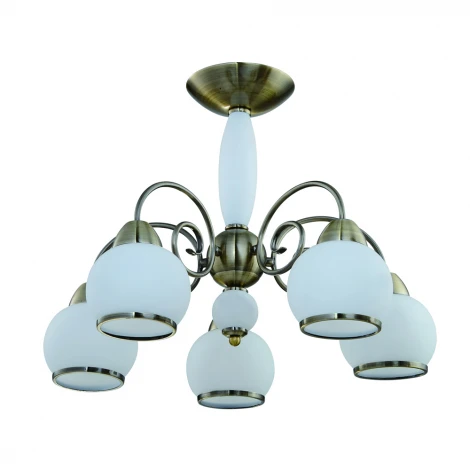 Потолочная люстра IDLamp 806 806/5PF-Oldbronze