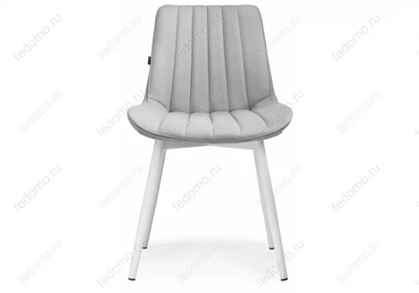 Стул на металлокаркасе Бриджеш velutto 52 / белый