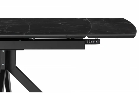 Кухонный стол Woodville Комильфо (Металл,Керамика/Черный) арт.621188