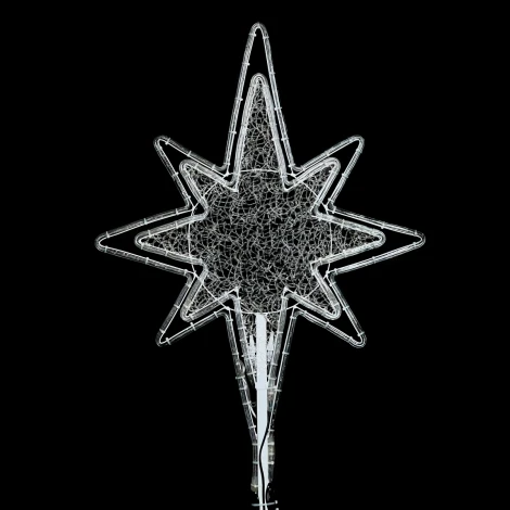 Светодиодная Макушка "Феерия" 100 см, микс белого и тепло-белого без снежинки, 220В Laitcom LC-13201