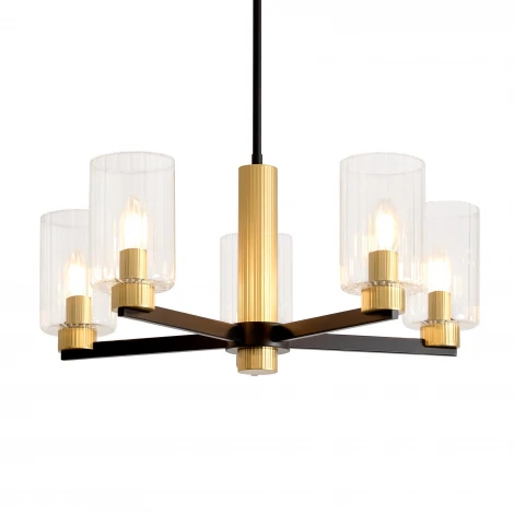 Потолочная люстра на штанге Freya Ombre FR2051CL-05BBS