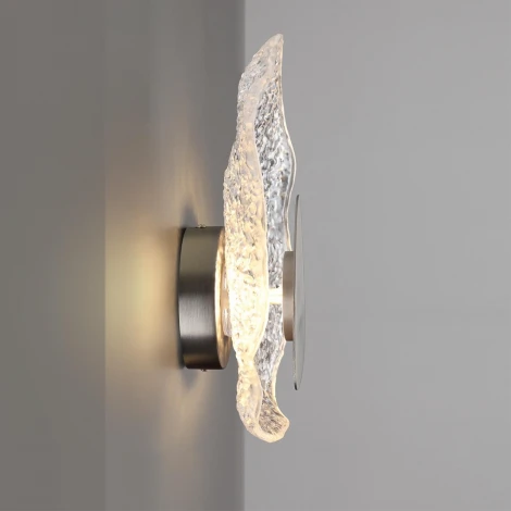 Настенный светильник Odeon Light Coralla 5460/12WL никель/прозрачный/никель/металл/стекло LED x 12W 3000K