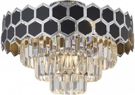 Потолочная люстра хрустальная Arte Milano Sorrento-5009 375009/4+2/20/480 CR (220V)