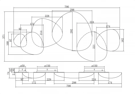 Бра Maytoni Jack-stone MOD314WL-L13N3K (LED, 220V)