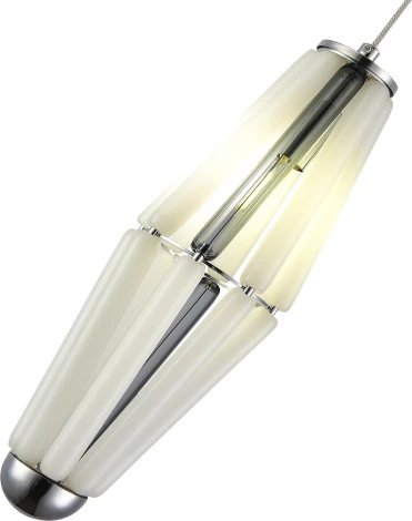 Подвесной светильник ST Luce Ciara ST-Luce SL1242.153.01 Хром/Молочный G9 1*5W (220V, на проводе)