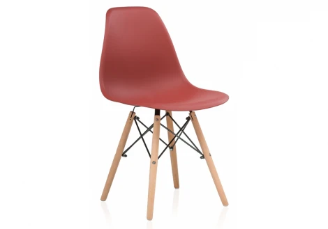 Пластиковый стул Woodville Eames PC-015 bordeaux 11896