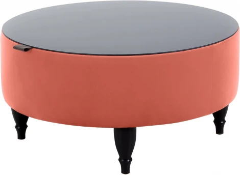 Стол журнальный Italia ОГОГО (арт.339983), (ЛДСП/Розовый)