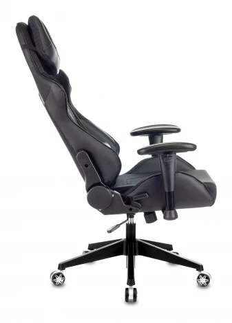 Кресло игровое Zombie VIKING 4 AERO Edition черный текстиль/эко.кожа с подголов. крестовина пластик