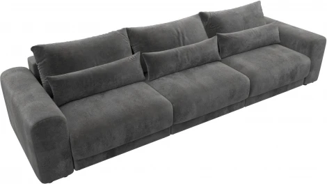 Диван прямой Лига-056 НПБ Лонг Лига Диванов (Велюр) арт.129138