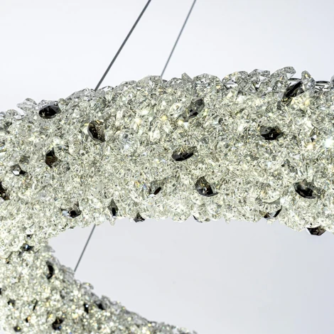 Подвесной светильник светодиодный хрустальный с регулировкой цветовой температуры Modelux MODESTYLE MS.6000.600 CR