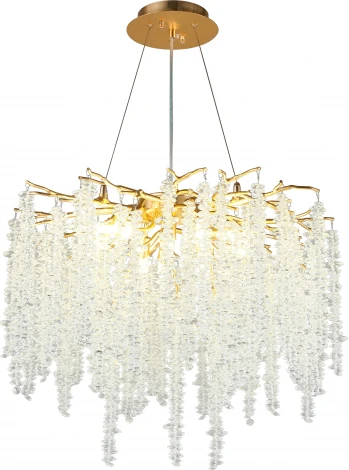 Подвесная люстра Aployt Paulina APL.848.03.10 (220V, хрусталь, на тросе, ветки)