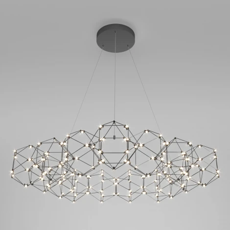 Подвесной светильник Uma 90169/15 черный жемчуг Eurosvet (LED, 220V, на тросе)