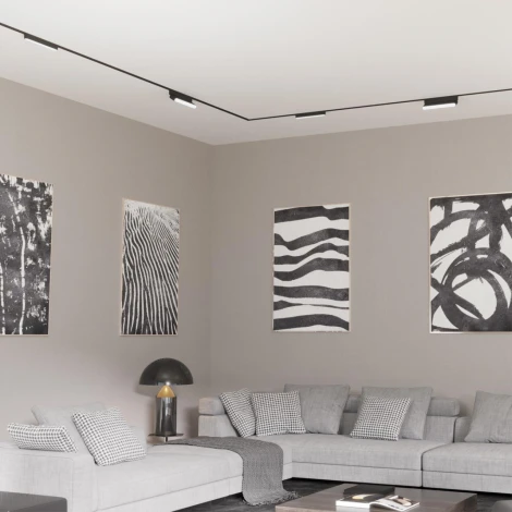 Трековый светильник Novotech Smal 359238 SHINO черный для низковольтного шинопровода IP20 LED 12W 48V 720Лм 3000К