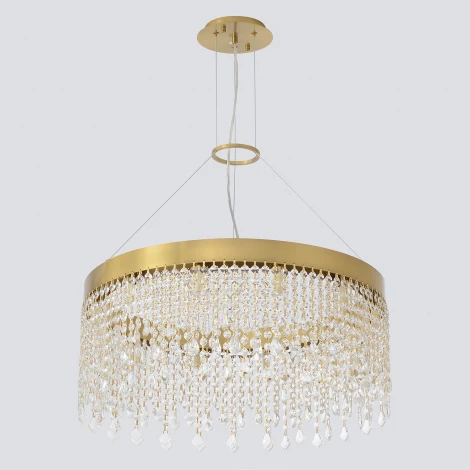 Подвесная люстра хрусталь Crystal Lux AQUA SP12