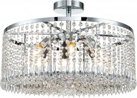 Люстра потолочная на штанге Sfarzo V000279 (12005/6С Chrome) (220V)