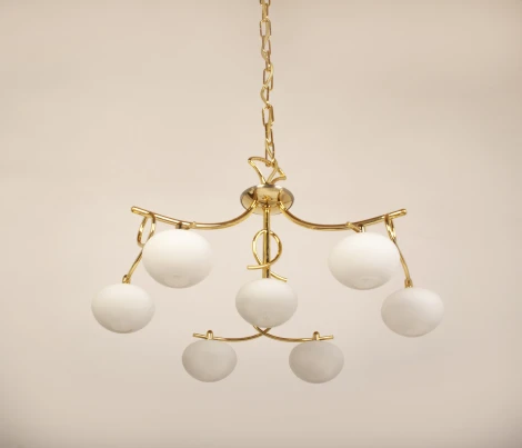 Подвесная люстра Doge Luce 6430 6430/7.27 (220V, на цепи, шарики)