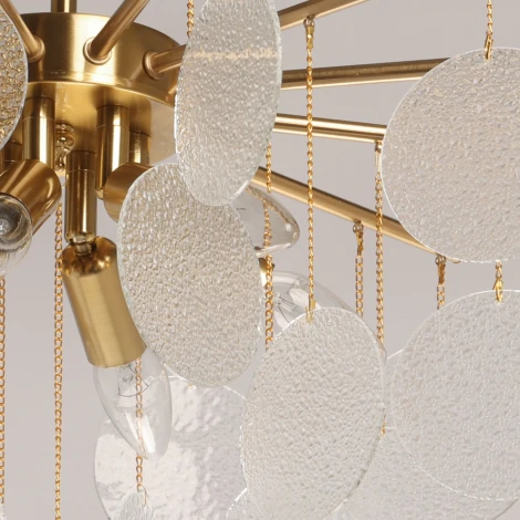 Потолочная люстра на штанге De City Бриз 111017206 с подвесками