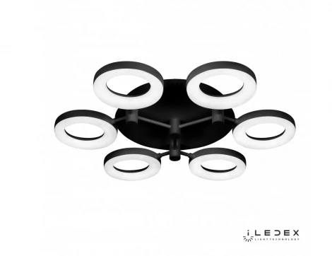 Потолочная люстра iLedex Jomo FS-014-X6-(B) 72W BK