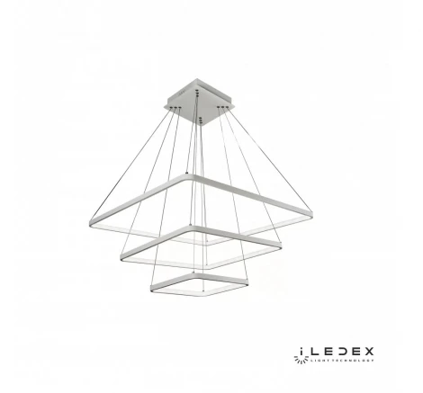 Подвесной светильник iLedex Venus 8153-700+500+300-D-T WH (220V, пульт управления, на тросе)