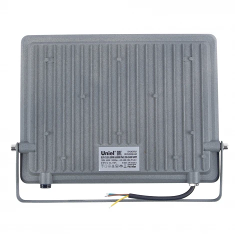 Прожектор уличный светодиодный 6500K серый Uniel ULF-F52D-200W/6500K IP65 200-240V GREY