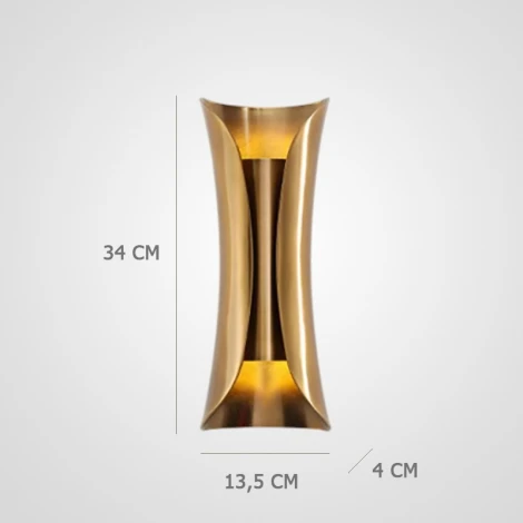 Настенный светильник Infiniti Brass H34 By ImperiumLoft Infiniti01 (LED, 220V)