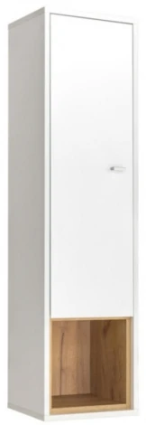 Шкаф навесной Mobi Бэль 10.63 белый премиум / дуб золотой craft 353162