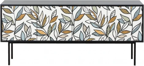 Тумба Boho Color большая ОГОГО (арт.599500), (ЛДСП/Черный)