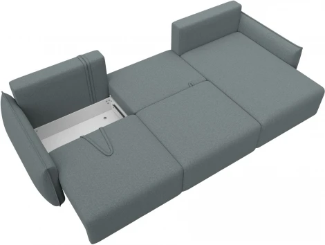 Диван угловой Лига-051 НПБ Лонг угол универсальный Лига Диванов (Рогожка) арт.128661