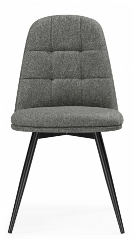 Обеденный стул Woodville Texas (Металл, Рогожка/Черный) арт.15884