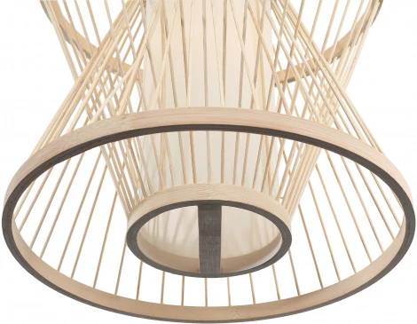 Подвесной светильник ST Luce Alma SL6241.503.01 Древесный/Белый E27 1*40W (220V, на проводе)