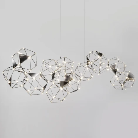 Подвесной светильник светодиодный Eurosvet Uma 90368/14 черный жемчуг (220V, на тросе)